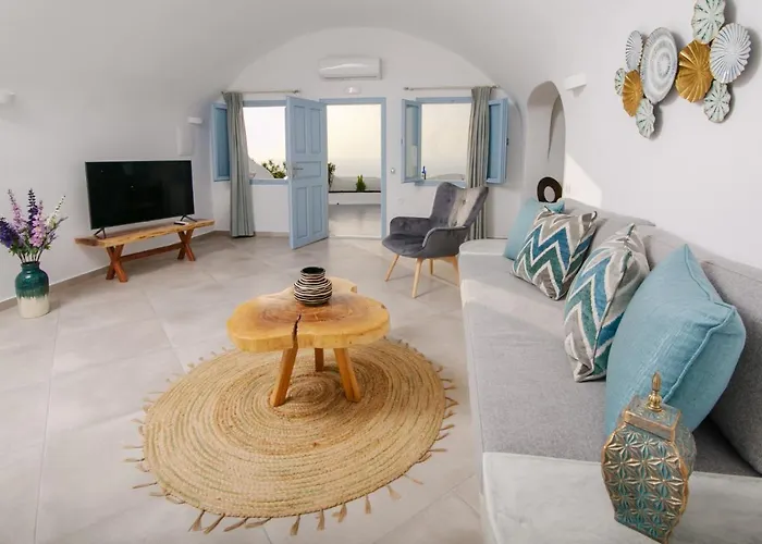 Lägenhetshotell Sun Angelos - Luxury Cave Oia